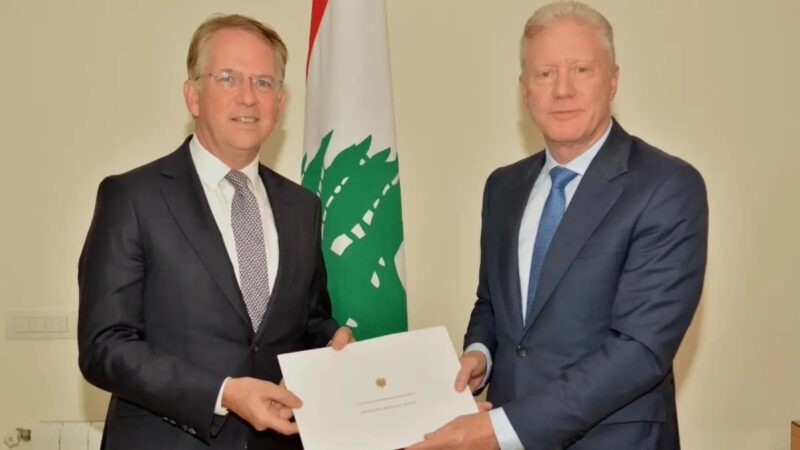 رجي استقبل سفيرفرنسا الجديد: لبنان حريص على تمتين شراكاته الدولية&nbsp;