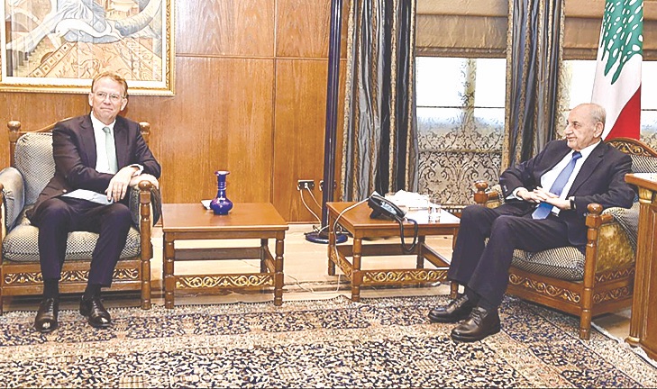 السفير الفرنسي الجديد زار رئيسي المجلس والحكومة
