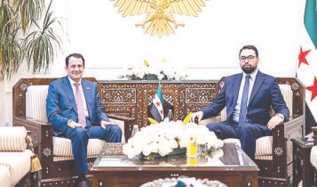 السفير القطري التقى الهزاع