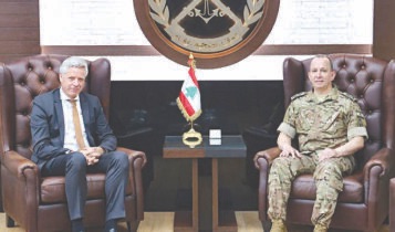 هيكل إستقبل السفير الألماني وكولينز: ما بعد “اليونيفيل” ودعم الجيش