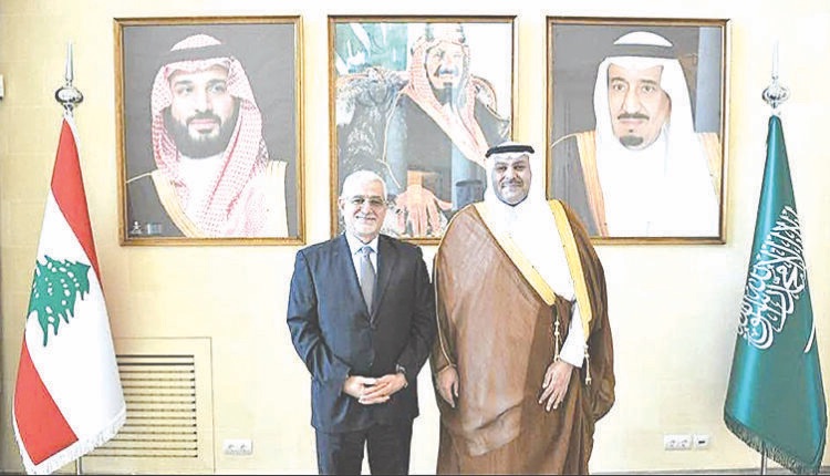 سجيع عطية زار السفير السعودي