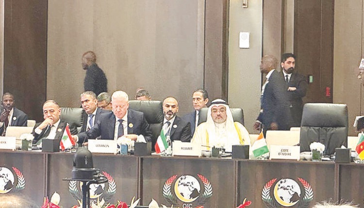 رجي في مؤتمر التعاون الاسلامي: لا سيادة مع ازدواجيّة السلاح